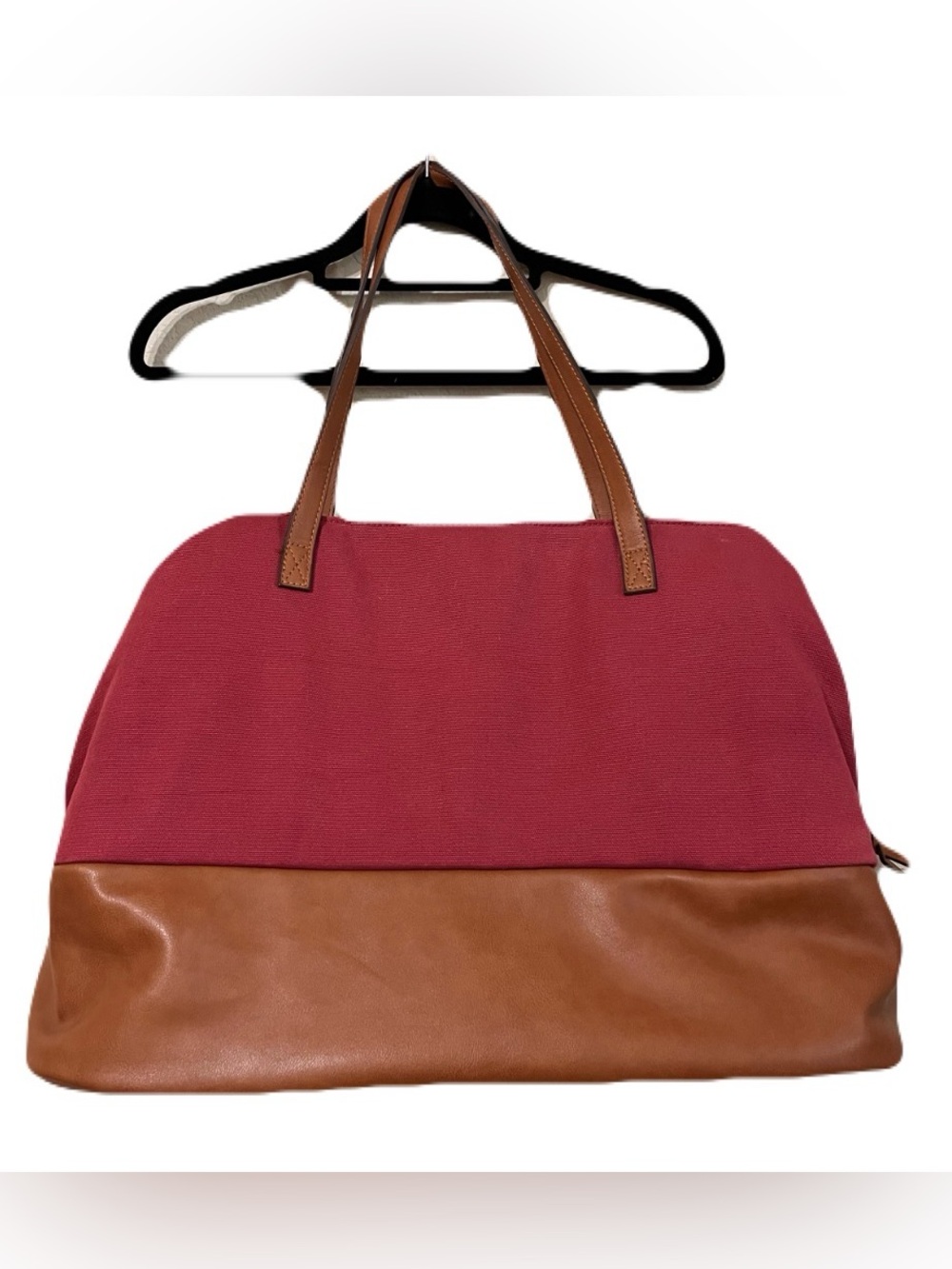 GUC street level, weekender bag, burgundy, and brown
